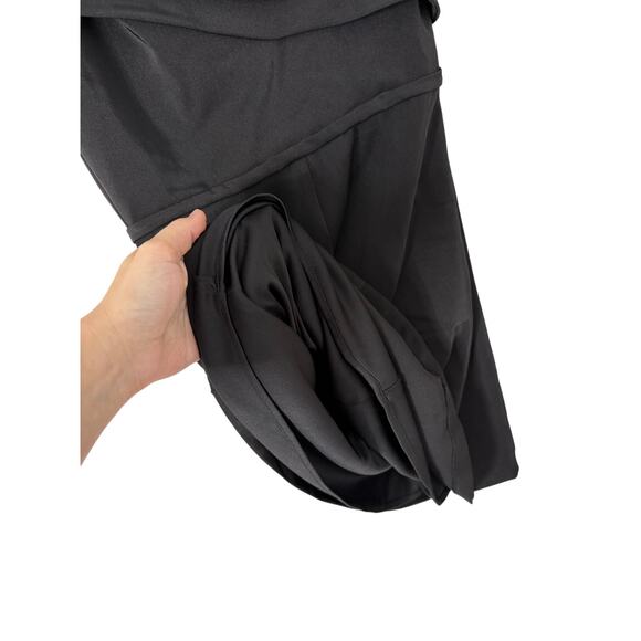 Mac Duggal Dress Size 4 Womens Ieena One Shoulder Ruffle Black A-line Mini NEW - Picture 8 of 8